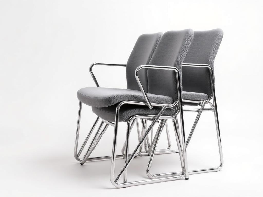 Chaise visiteur empilable (lot 4)