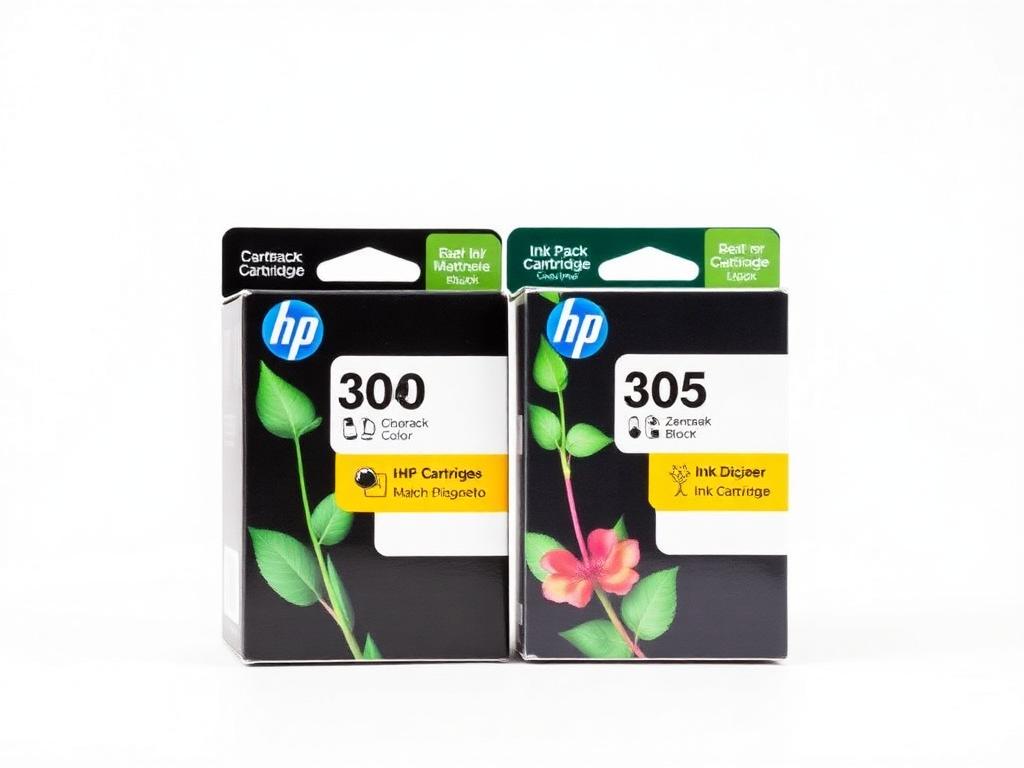 Cartouche HP 305 noir + couleur